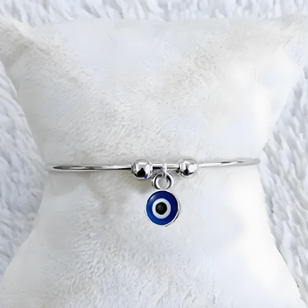 Stainless Steel Evil Eye Bracelet For Women